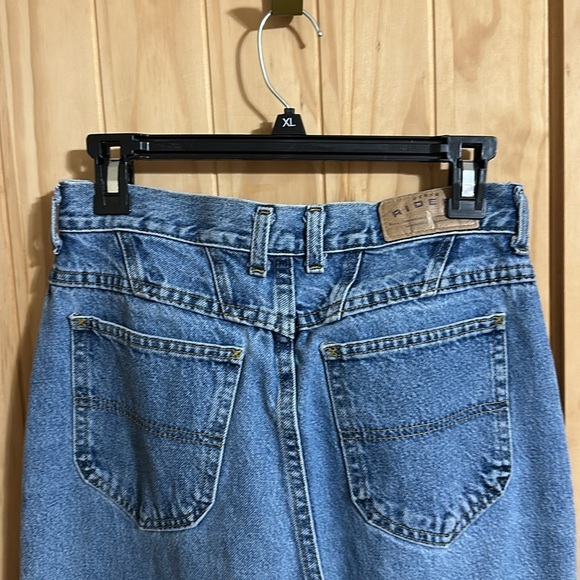 RIDERS 90’s Vintage Classic Blue Denim Jeans Ultra High Rise - Picture 3 of 3
